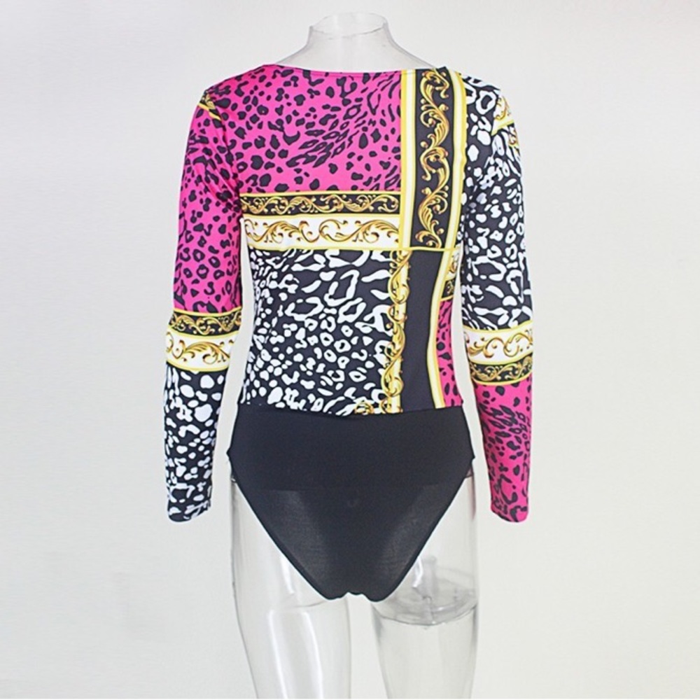 NEW! Silk Vintage Bodysuit - Picture 7 of 8